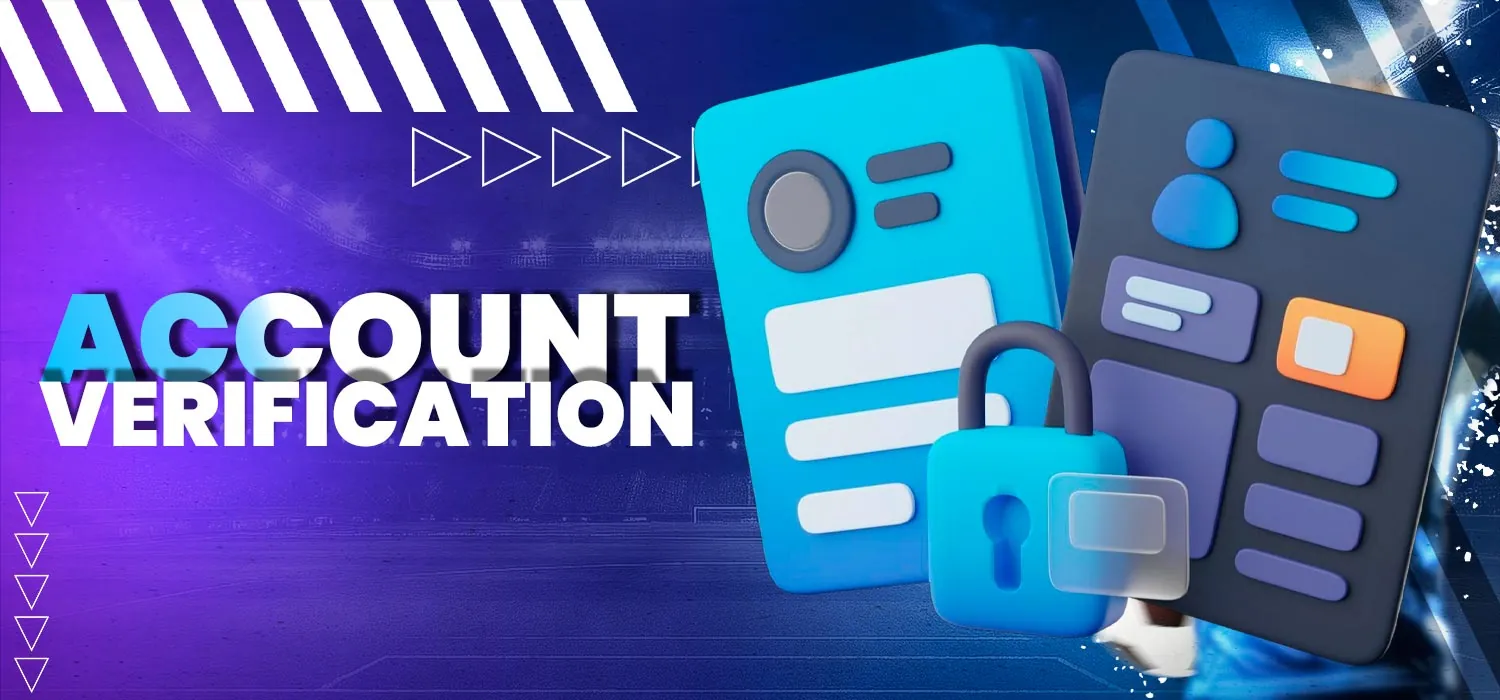 Account verification procedure on the official website.