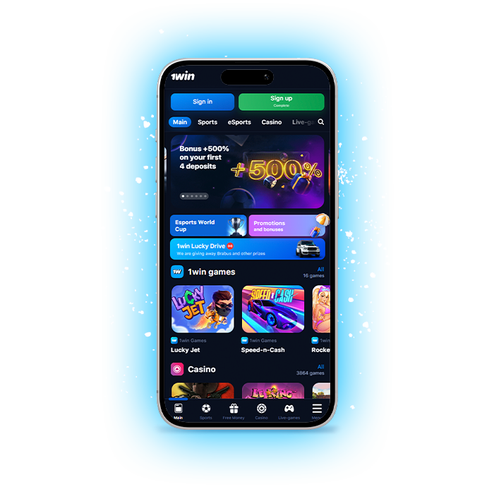 The 1win app is for active players.