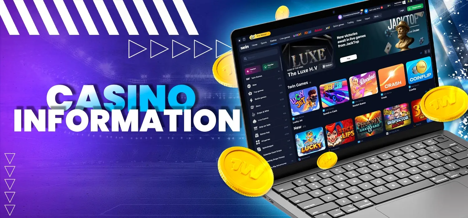 All the information about the casino platform.