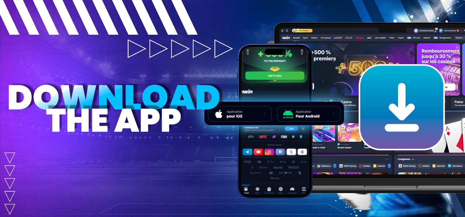 Download a casino sports betting app.