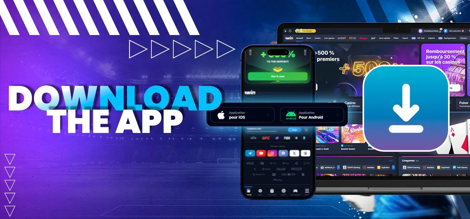 Download a casino sports betting app.